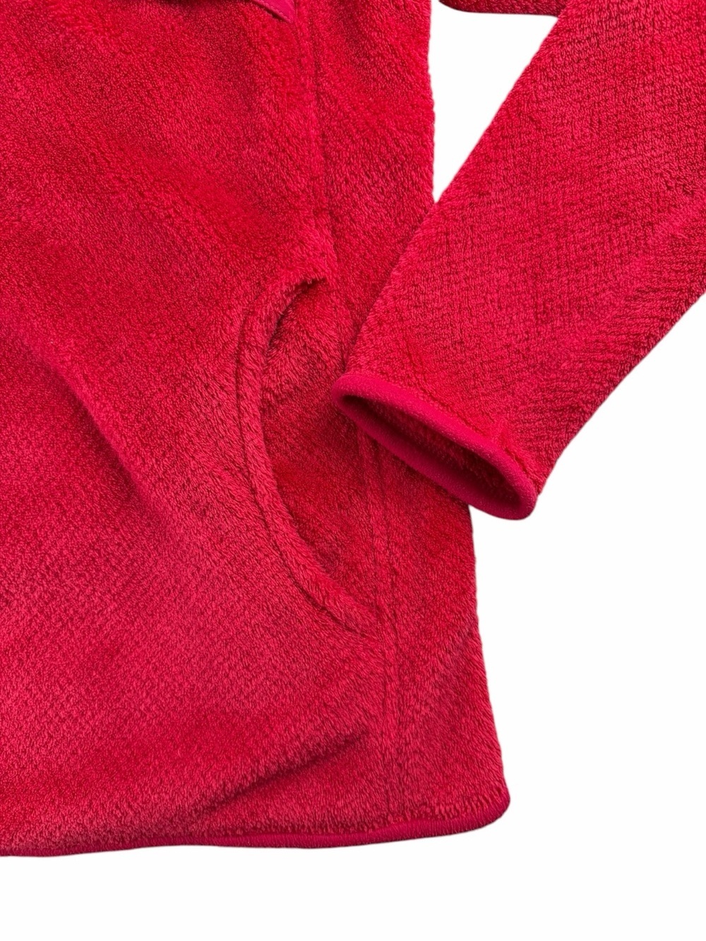 Patagonia Women’s Hot Pink Snap T Fleece Pullover Sweater Size L - Picture 5 of 7